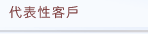 代表性客戶